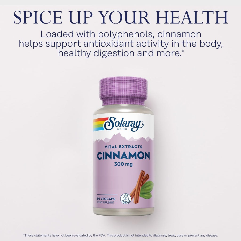 Cinnamon Extract 300 Mg 60 VegCaps G25315