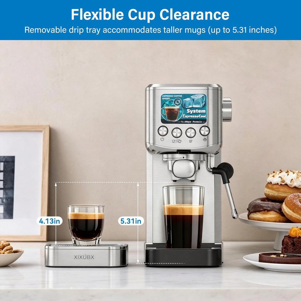 Cold Brew Espresso Machine with Milk Frother B63449