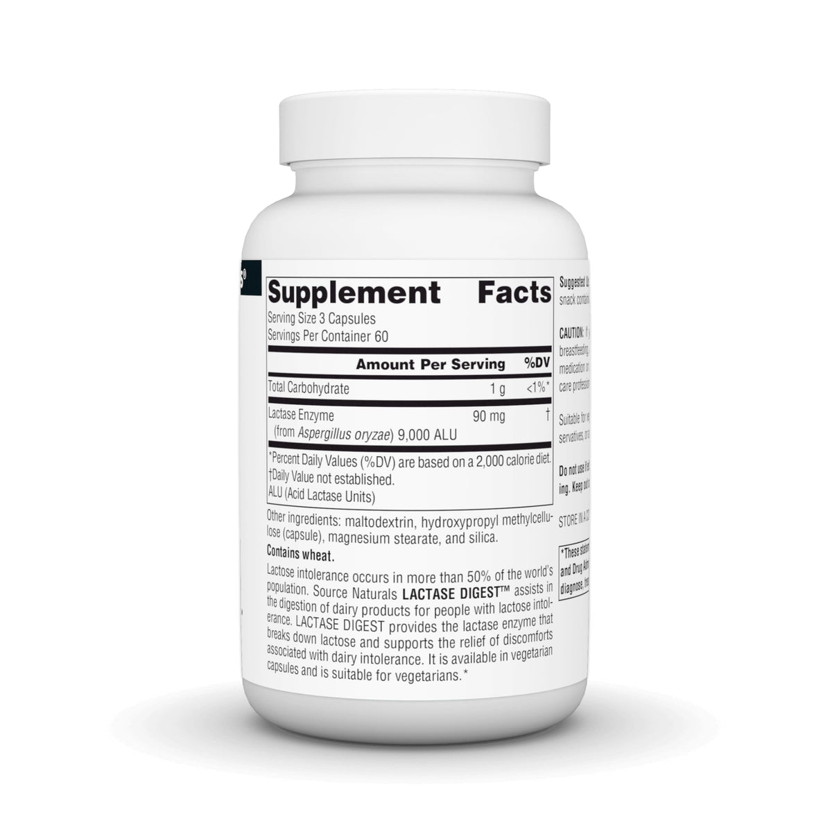 Lactase Digest 180 Vegetarian Capsules B41075