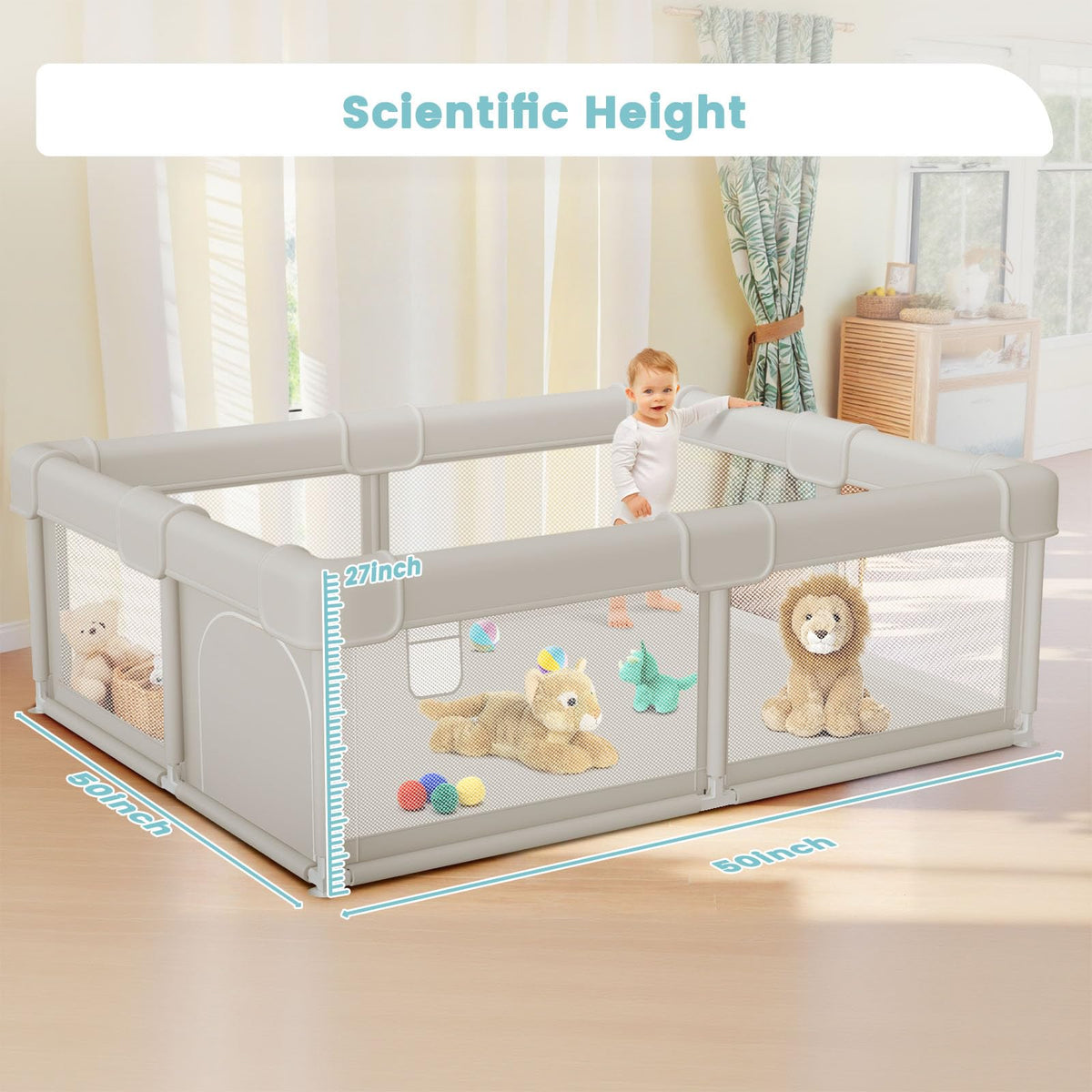 Baby Playpen with Gate W86777