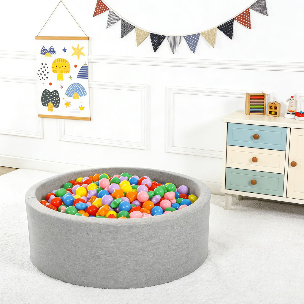 100 200 500 Plastic Balls for Toddlers Phthalate Free BPA Free Non-Toxic Crush Proof G4940