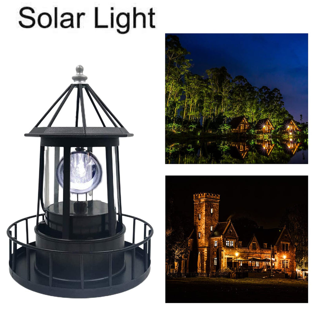 Solar Powered Lighthouse Garden Decoration L80900