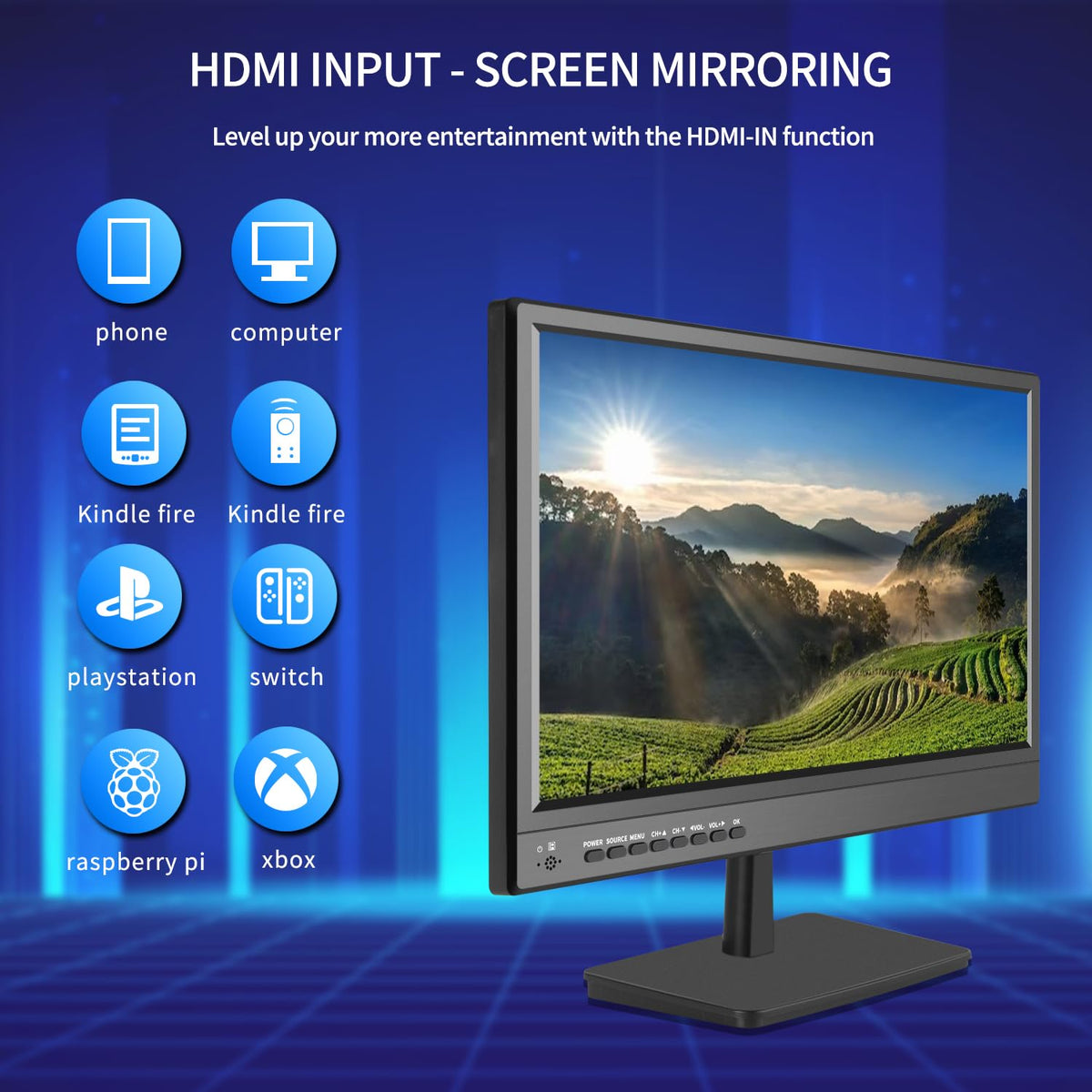 17 inch HD LED TV with Antenna T6193