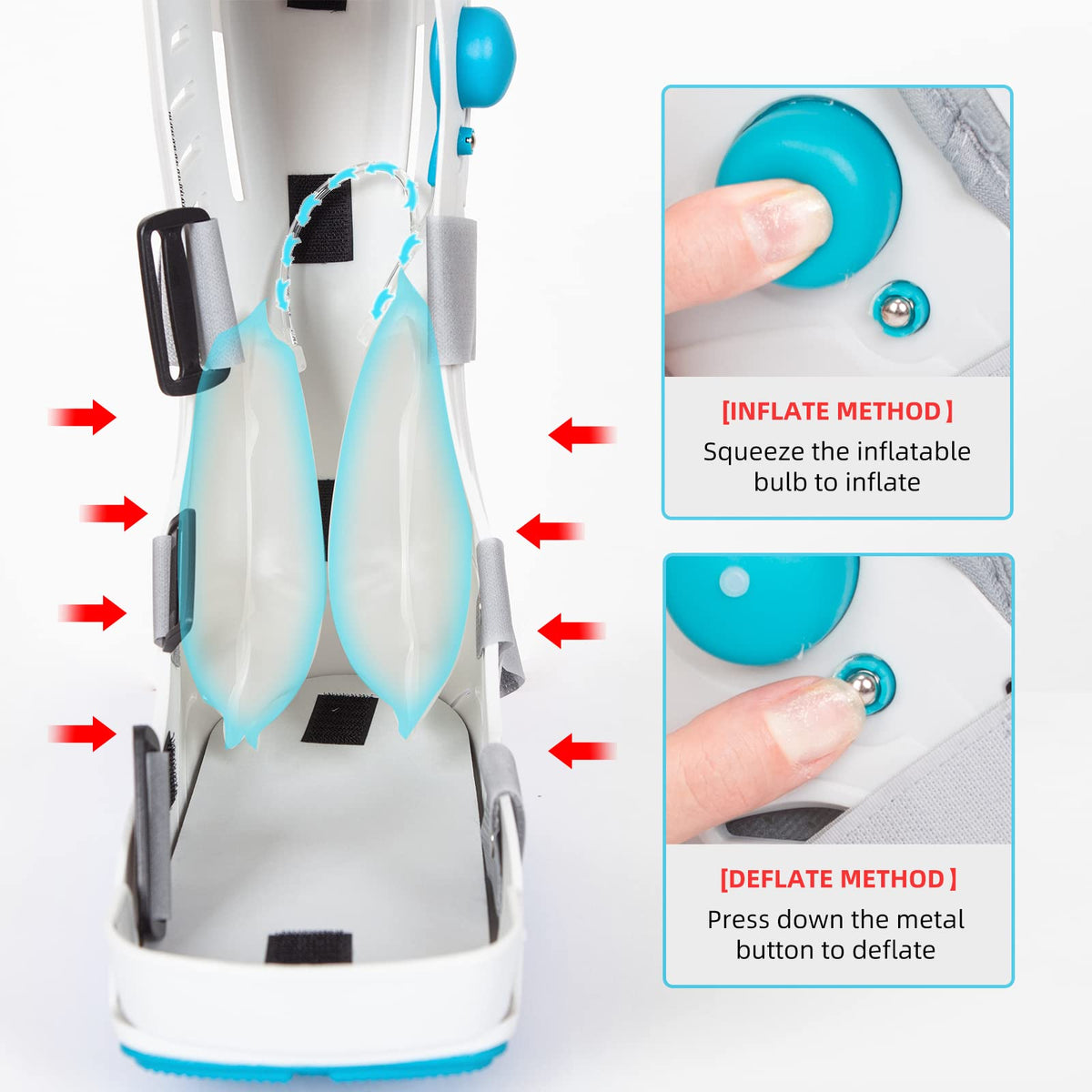 Inflatable Tall Walking Boot R544
