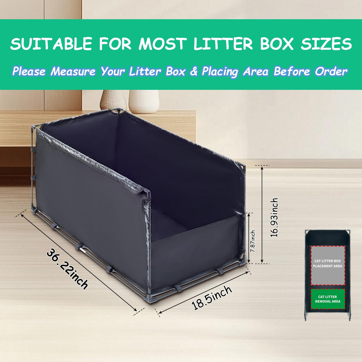 Large Cat Litter Box Enclosure M267