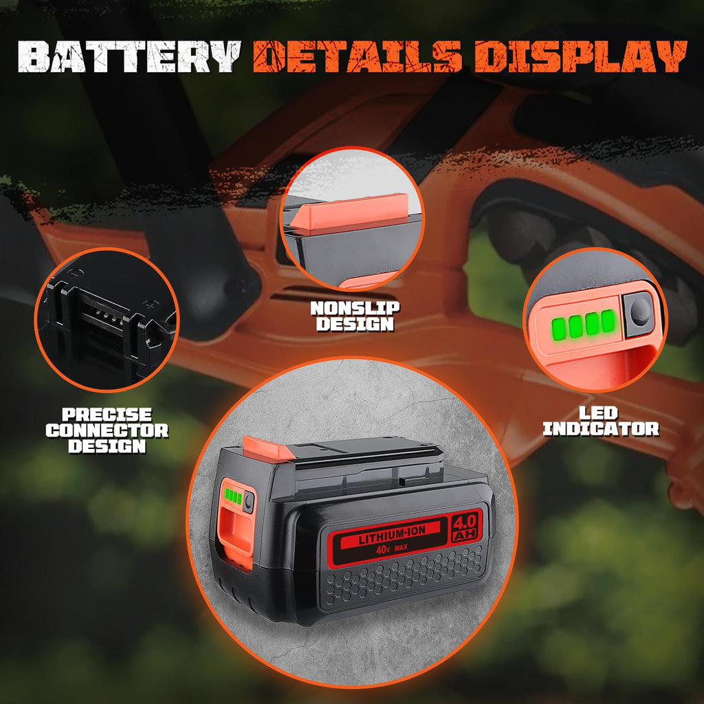40V Lithium-Ion Battery Replacement O573