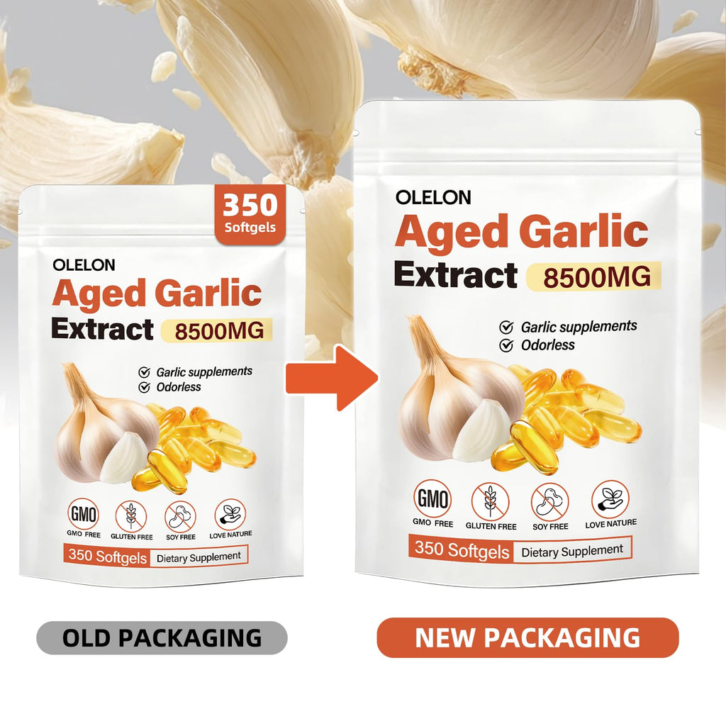 Aged Garlic Extract 350 Softgels Odorless Organic Garlic Supplement J44635