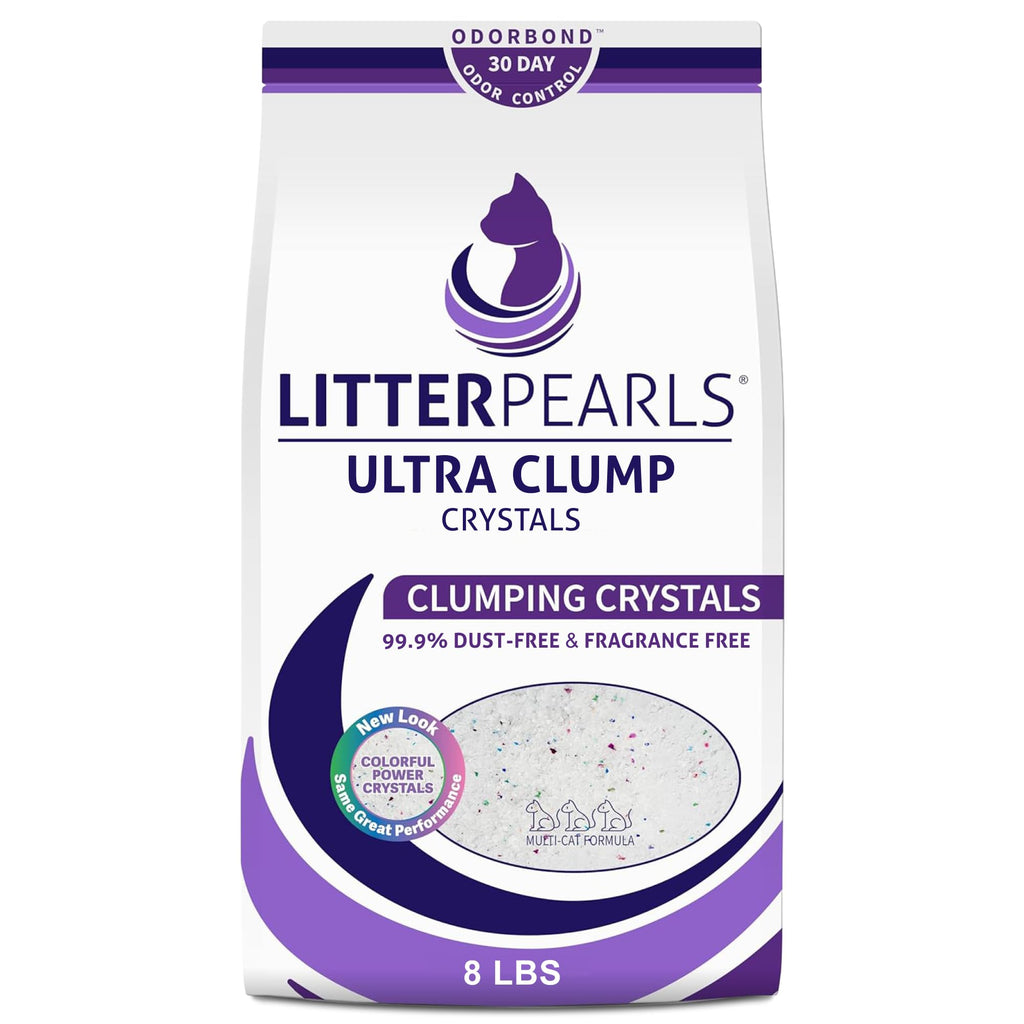 Unscented Crystal Clumping Cat Litter 8lb B508859