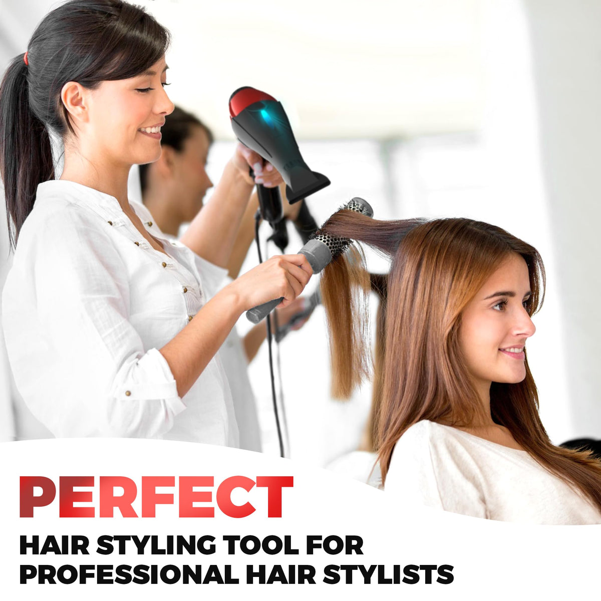 Ionic Curly Hair Dryer with Diffuser E82724