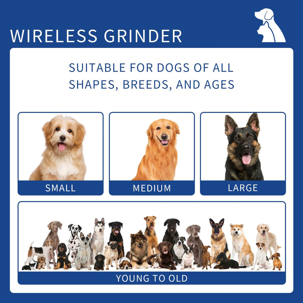 Rechargeable 9-Speed Adjustable Ultra Quiet Electric Dog Nail Grinder Q11720