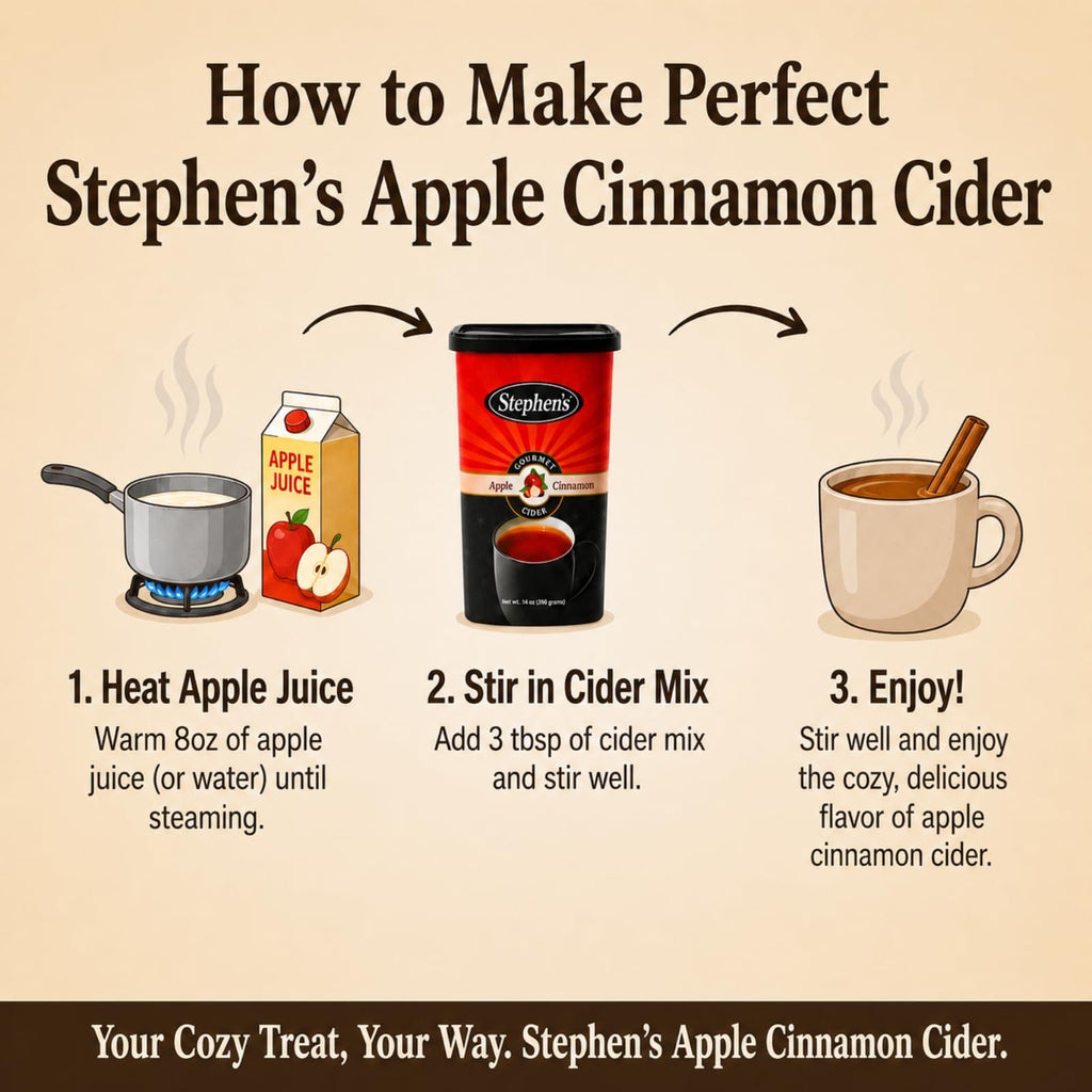 Apple Cinnamon Cider Mix 14 oz Pack of 6 C378