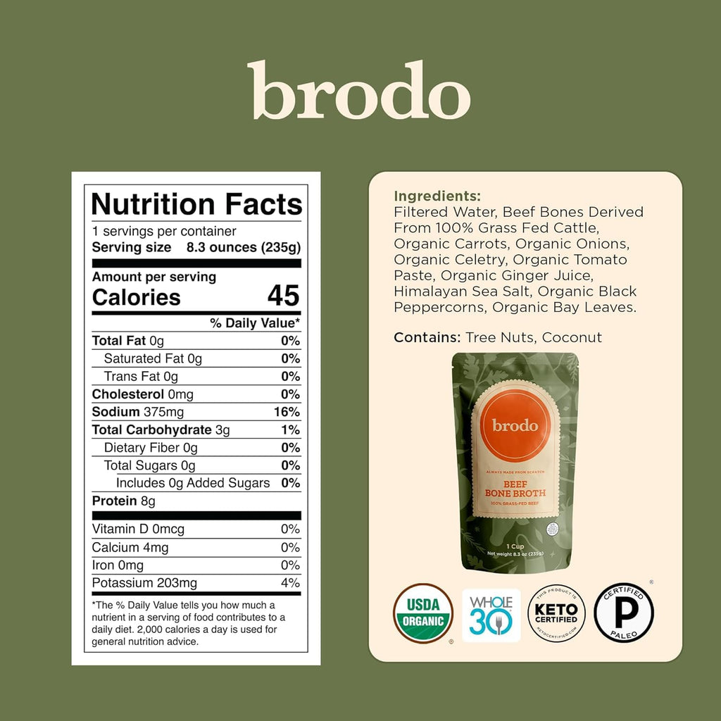 Bone Broth Single-Serve and 25 oz Classic Packs N21225