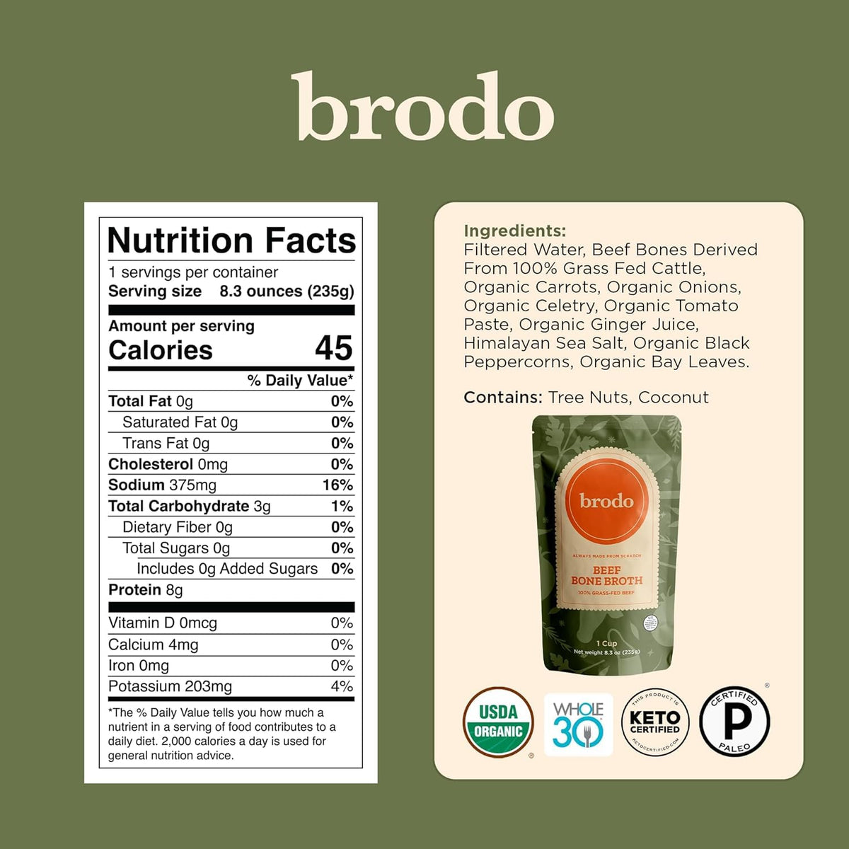 Bone Broth Single-Serve and 25 oz Classic Packs N21225