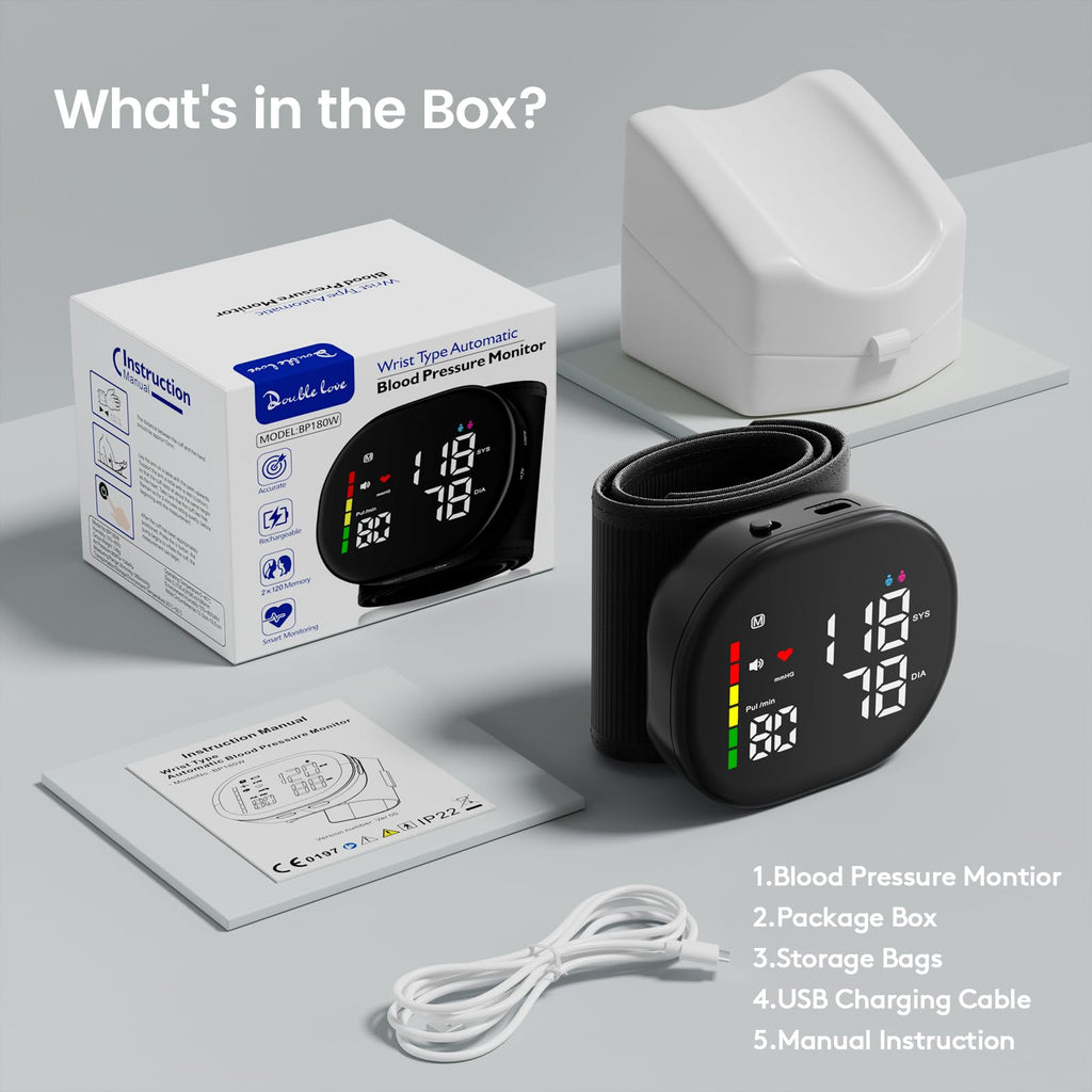 Wrist Blood Pressure Monitor Black Y9521