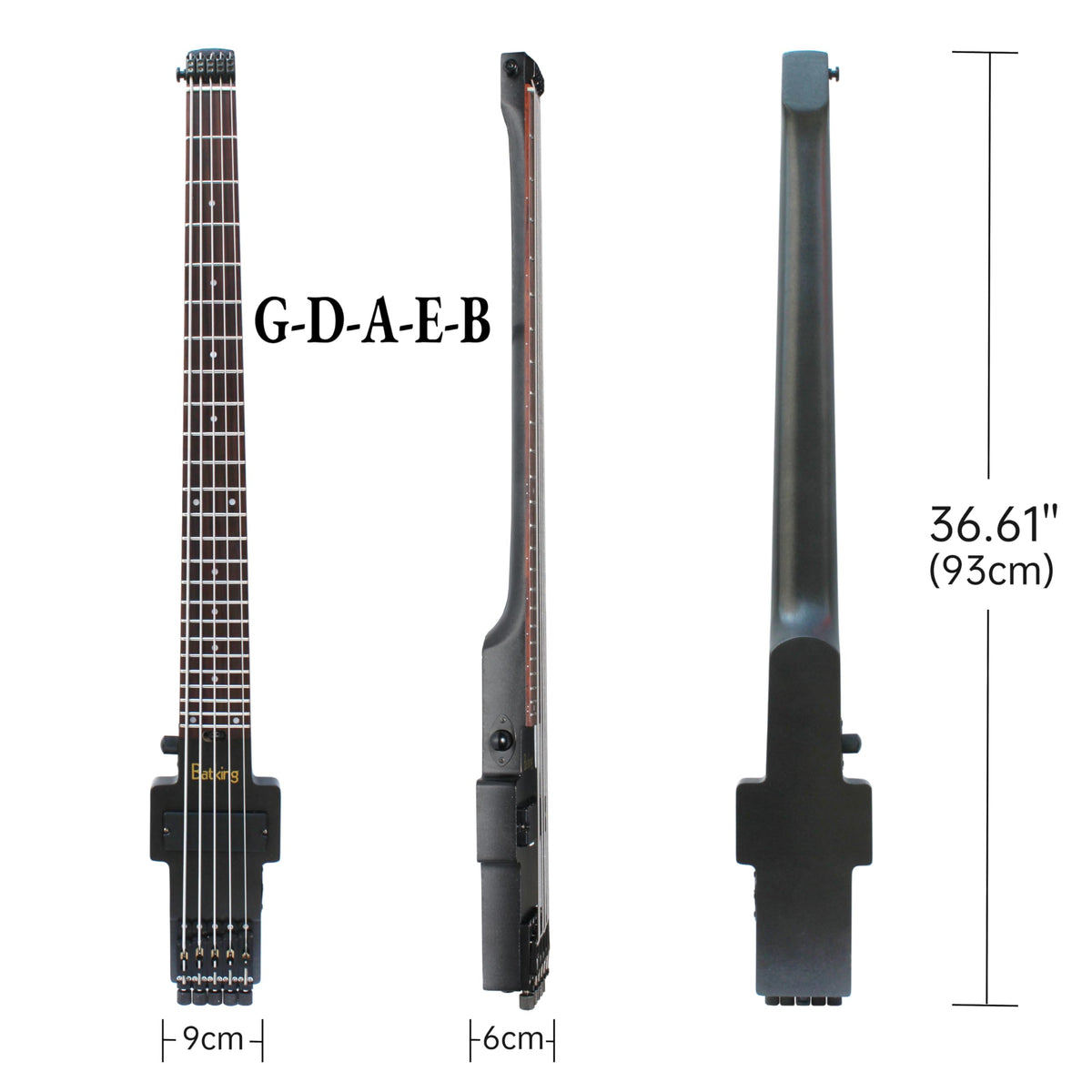 5 Strings Electric Headless Bass Guitar K951