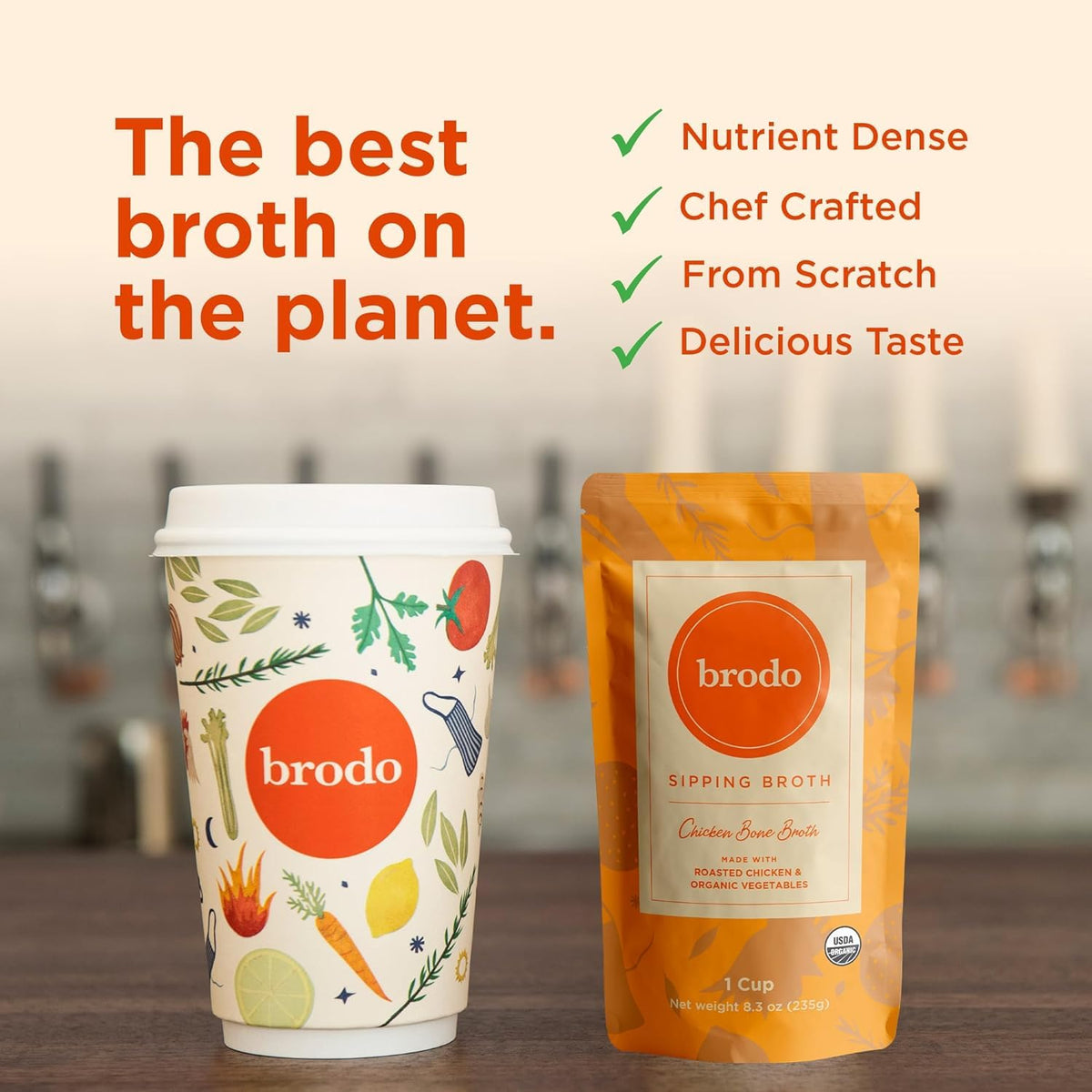 Bone Broth Single-Serve and 25 oz Classic Packs N21225