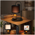 Black Candle Warmer Lamp with Timer and Dimmer X86637