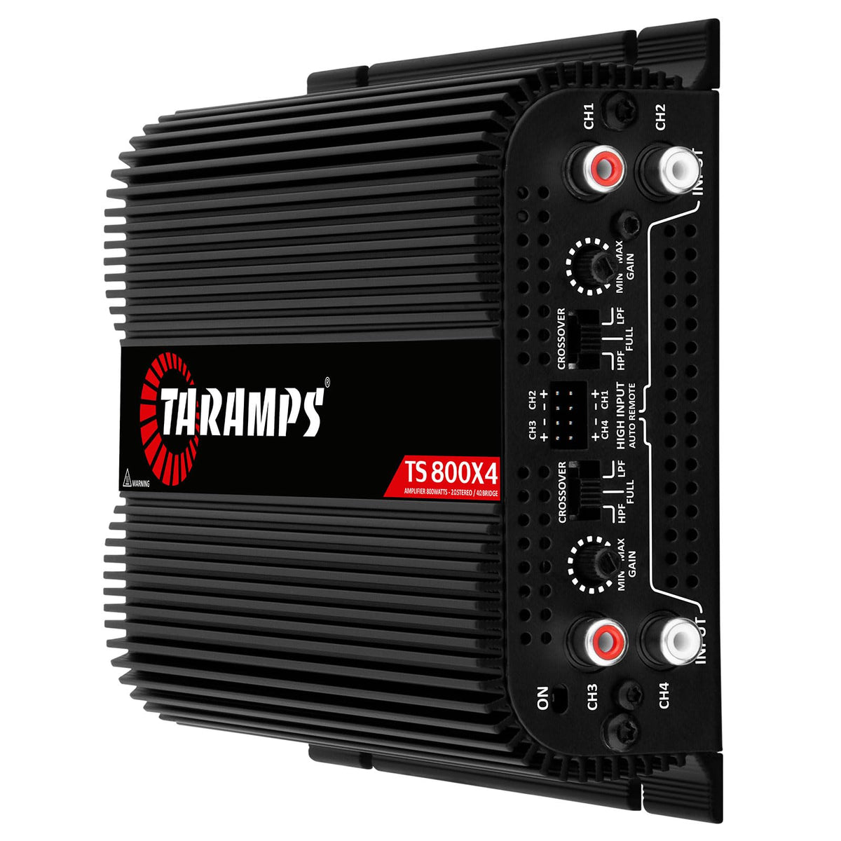Black 800W RMS 4 Channel Class D Car Amplifier X97587