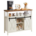 Buffet Cabinet with 2 Sliding Barn Doors R8614