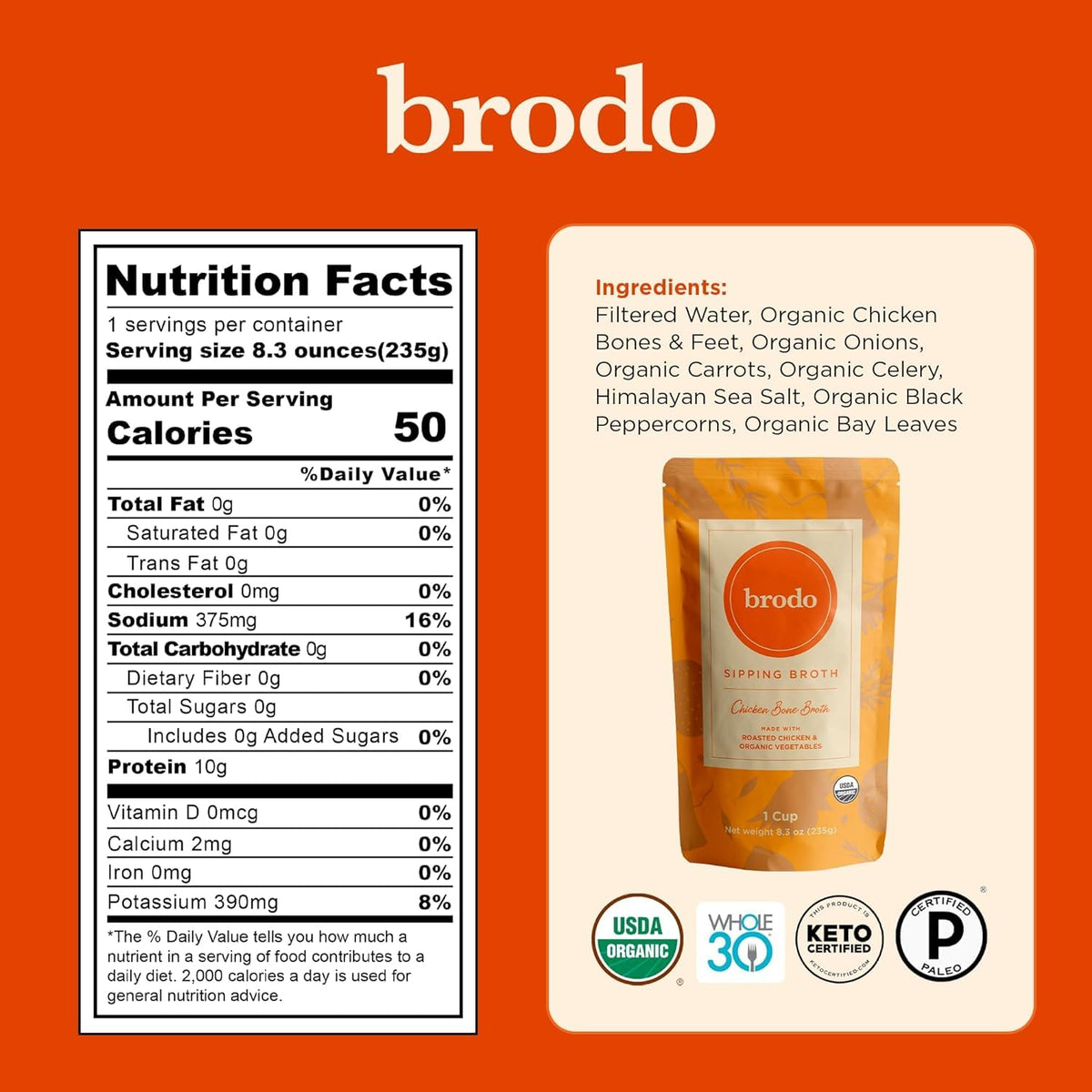 Bone Broth Single-Serve and 25 oz Classic Packs N21225