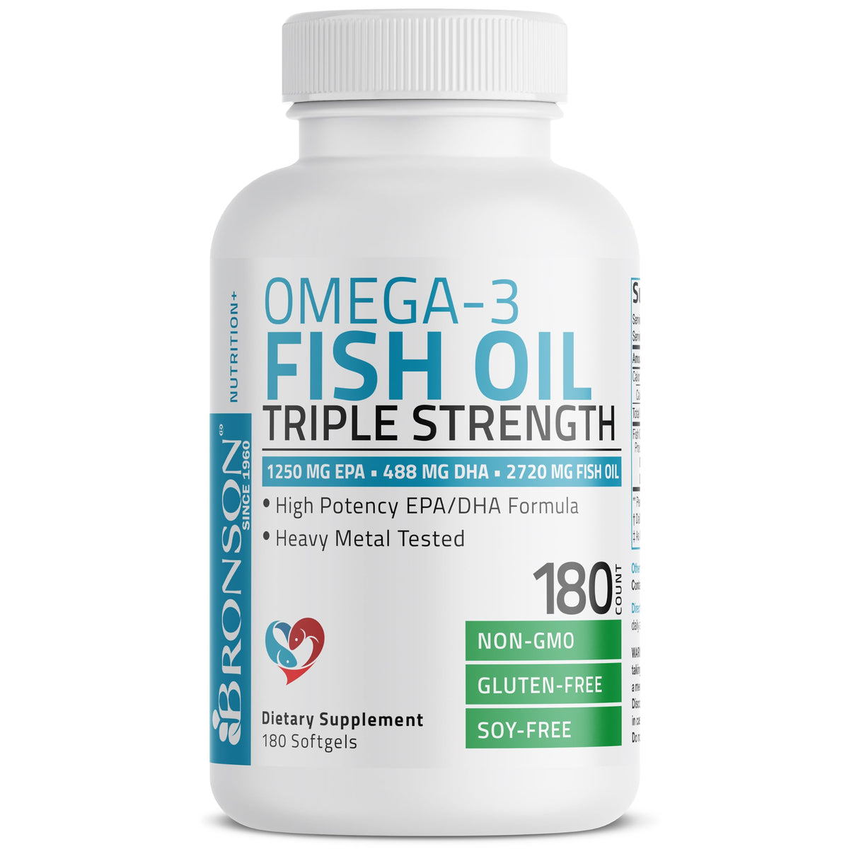Omega-3 Fish Oil 2720 mg 180 Softgels Q455865