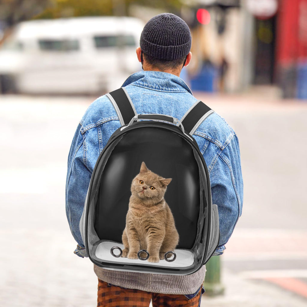 Black Cat Pet Carrier Backpack M4073