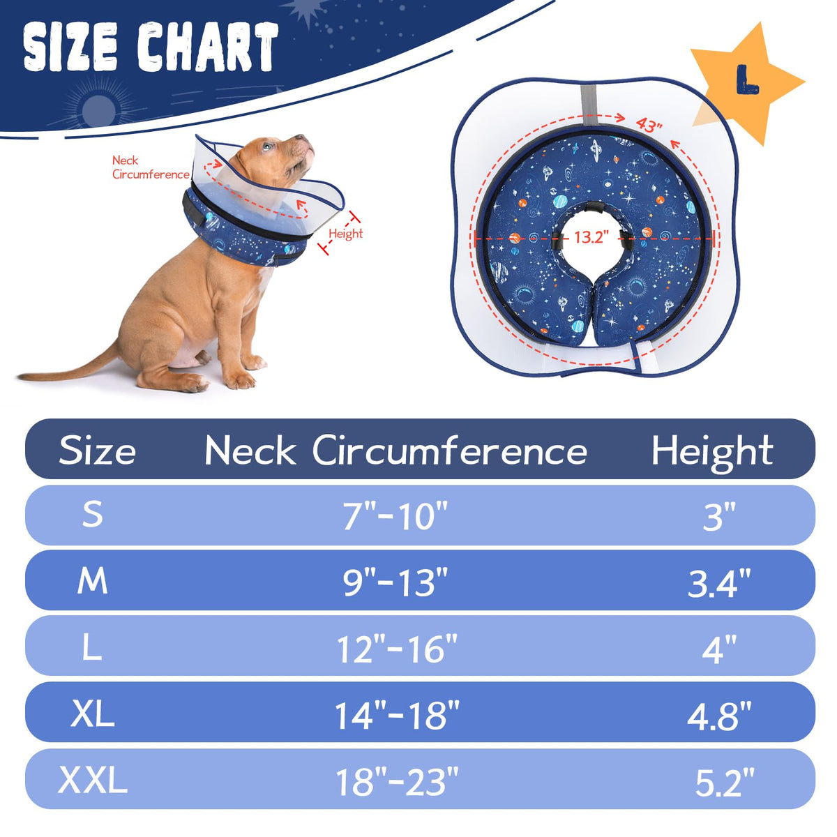 Inflatable Dog Cone Collar H833