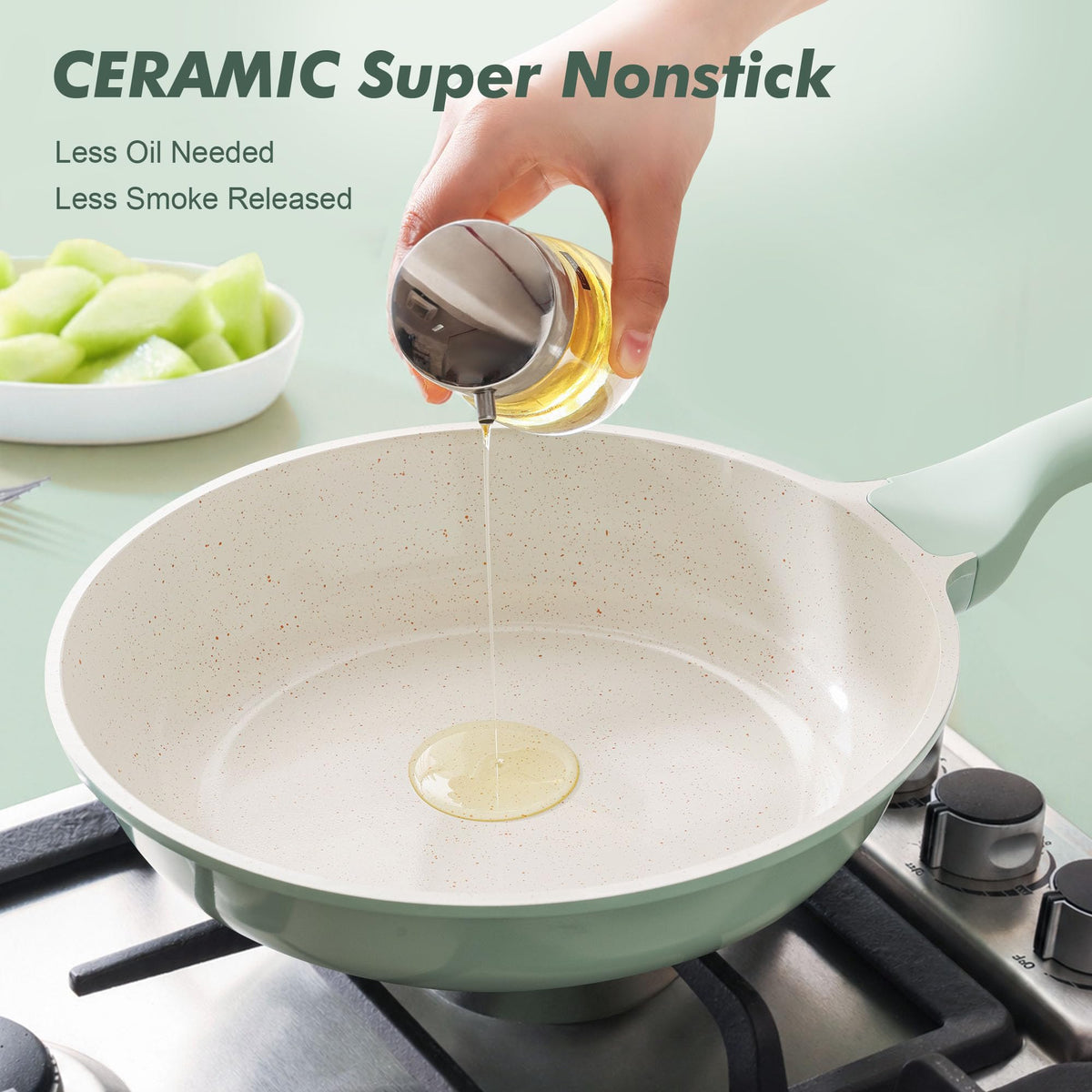 13-Piece Nonstick Ceramic Cookware Set P9075