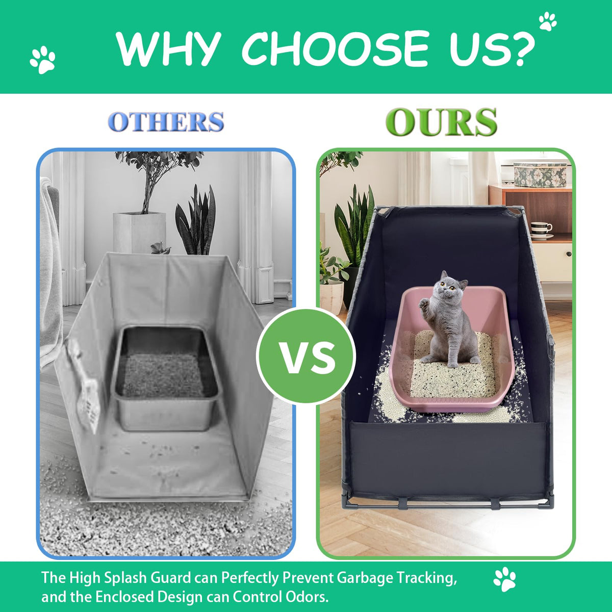 Large Cat Litter Box Enclosure M267