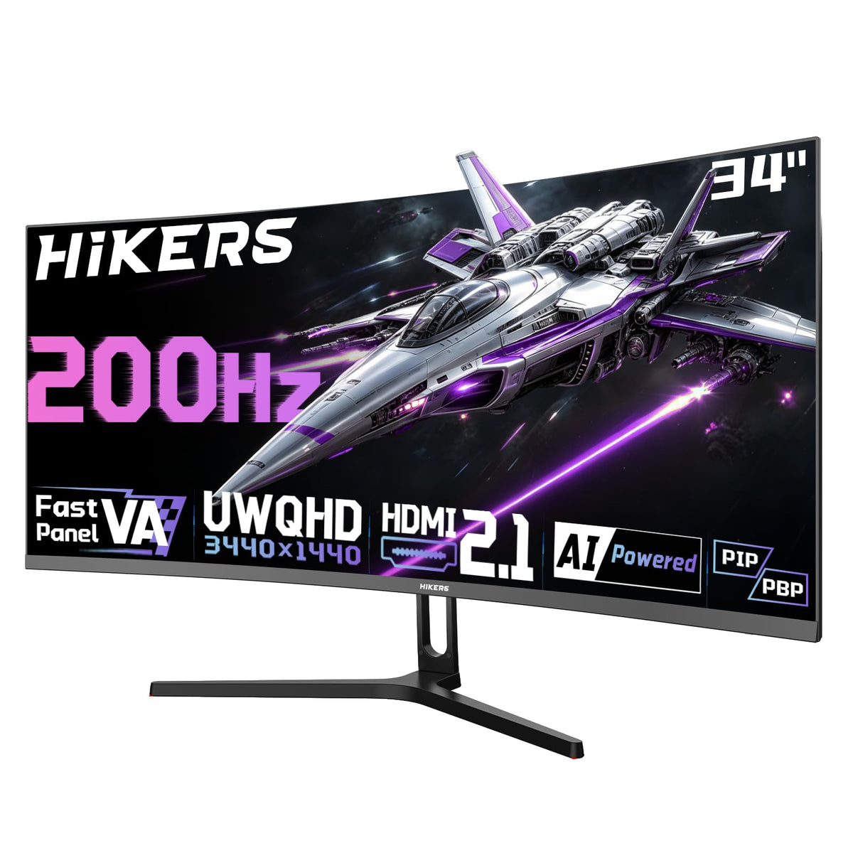 34 Inch Curved Gaming Monitor UWQHD 200Hz A367
