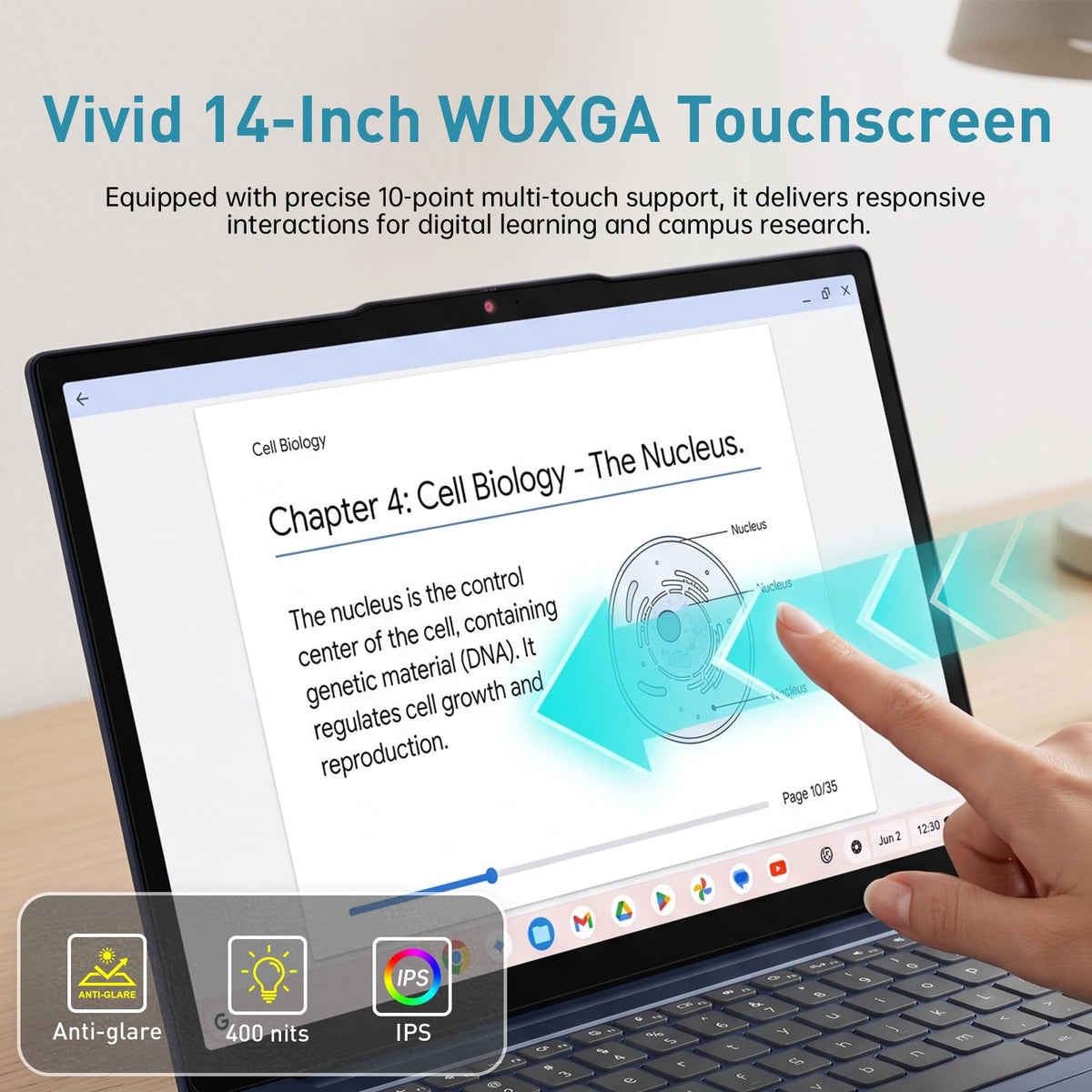14" WUXGA Touchscreen Chromebook F482221