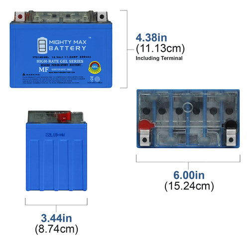 12V 11.2Ah GEL Battery J865