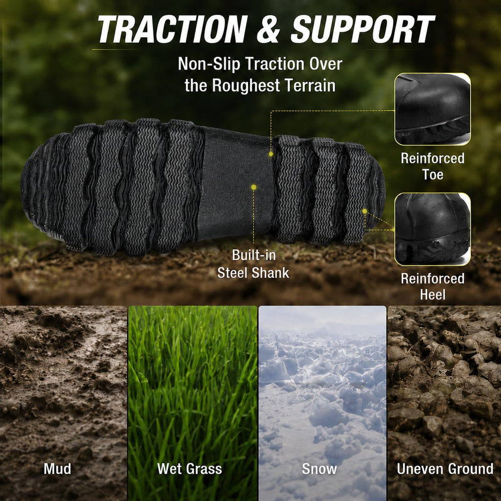 Rubber Boots with Steel Shank G85189