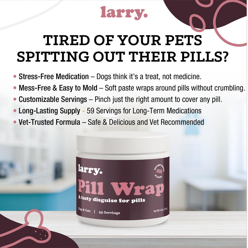 Pill Wrap Dogs Hide Medication Pockets 4.2 oz E538