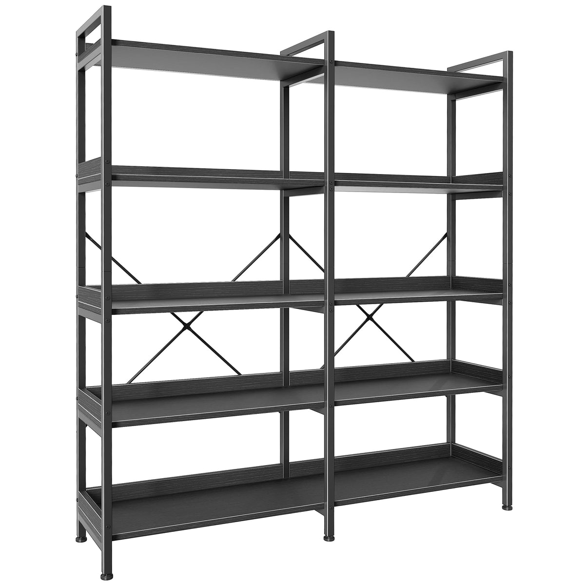 5 Tier Bookshelf with 10 Open Shelves V7053