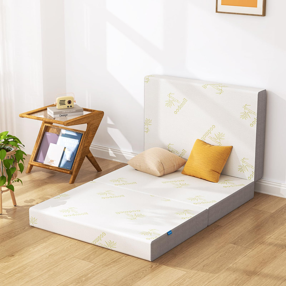 Twin 5 Inch Memory Foam Trifold Mattress A298
