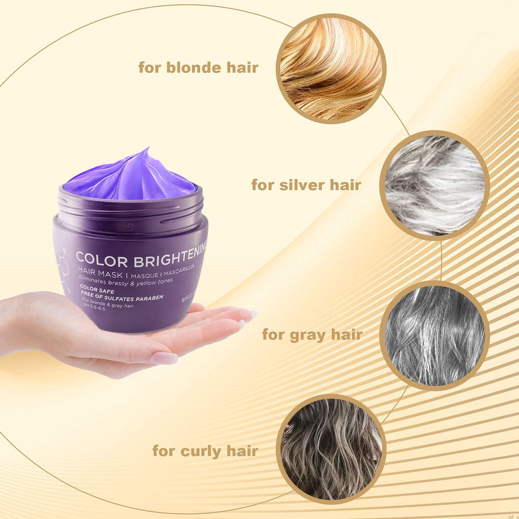 Purple Shampoo & Conditioner Set and Hair Mask Bundle T528212