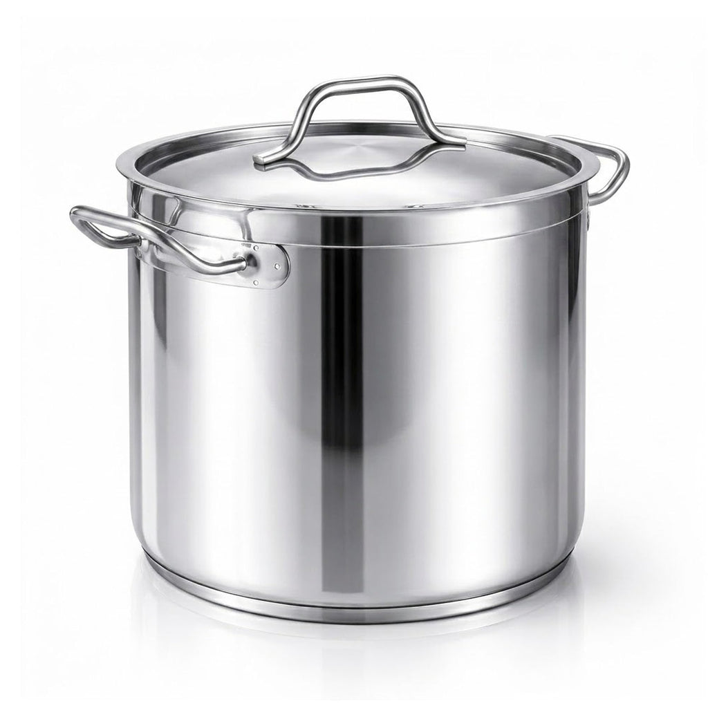 60 Qt Stainless Steel Stockpot with Lid A861828