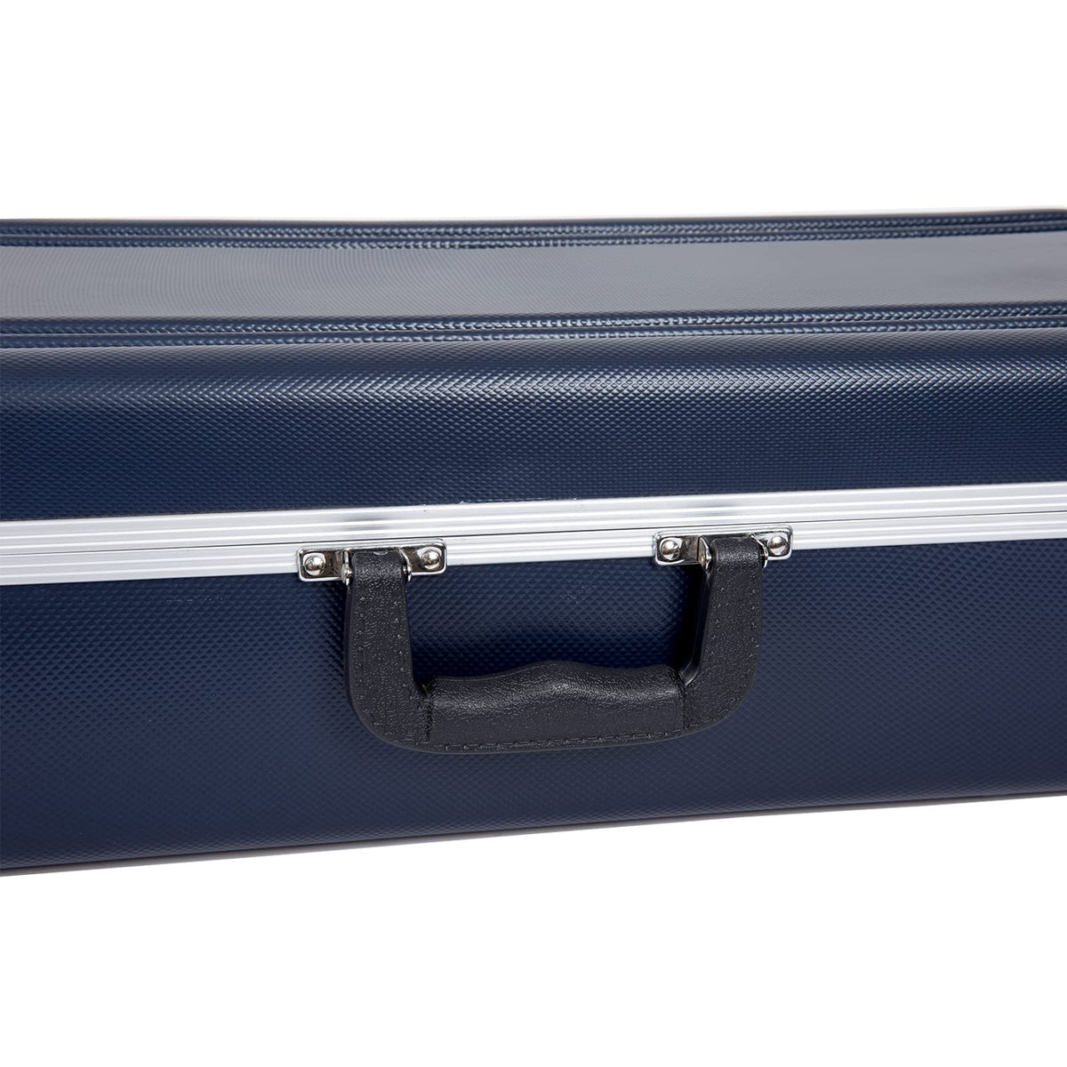 Textured Blue ABS Trumpet Case with Velvet Interior U536