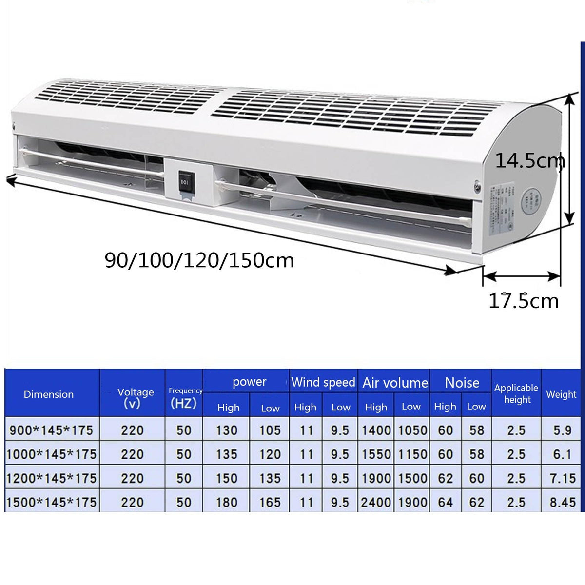 Silent Air Curtain Y4972