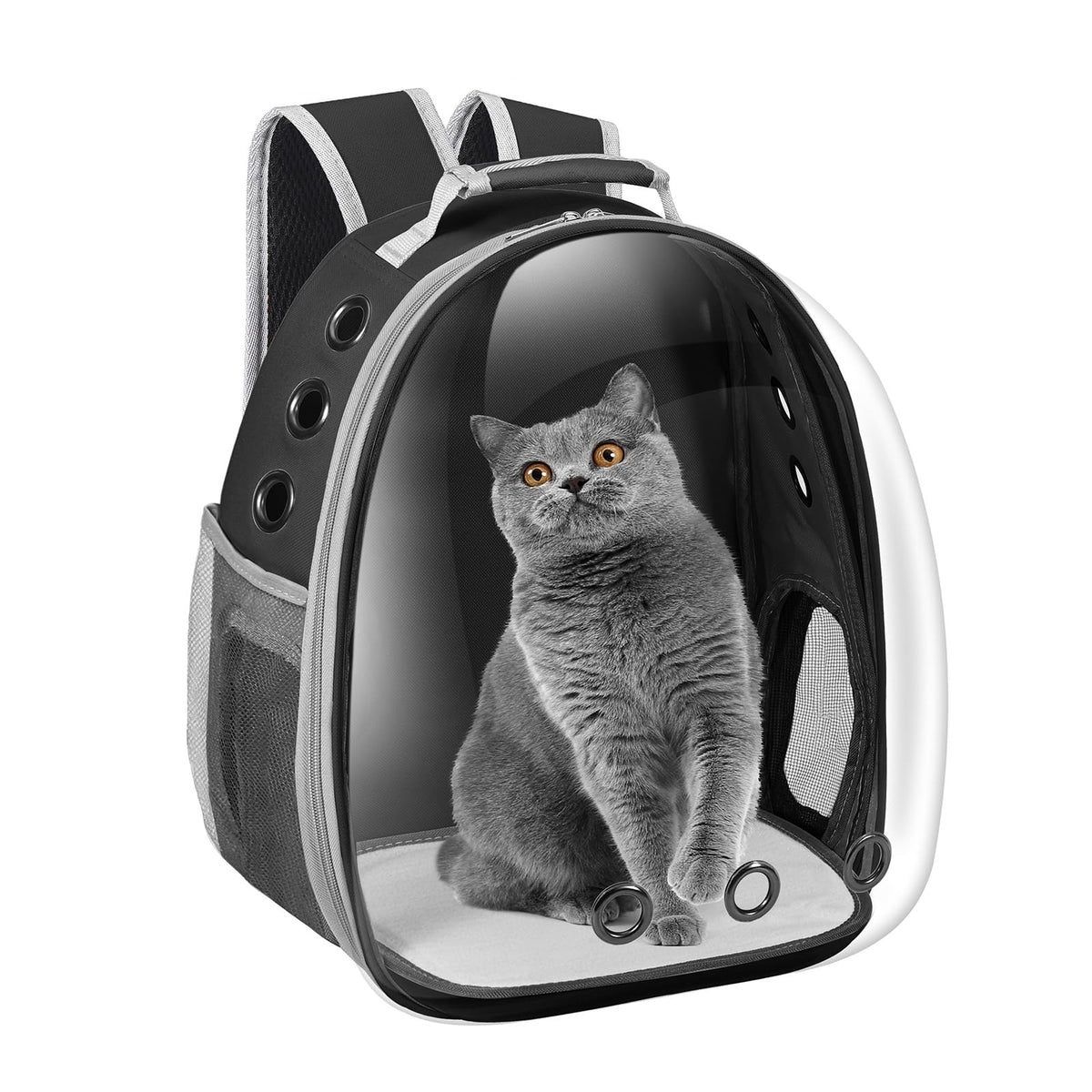 Black Cat Pet Carrier Backpack M4073