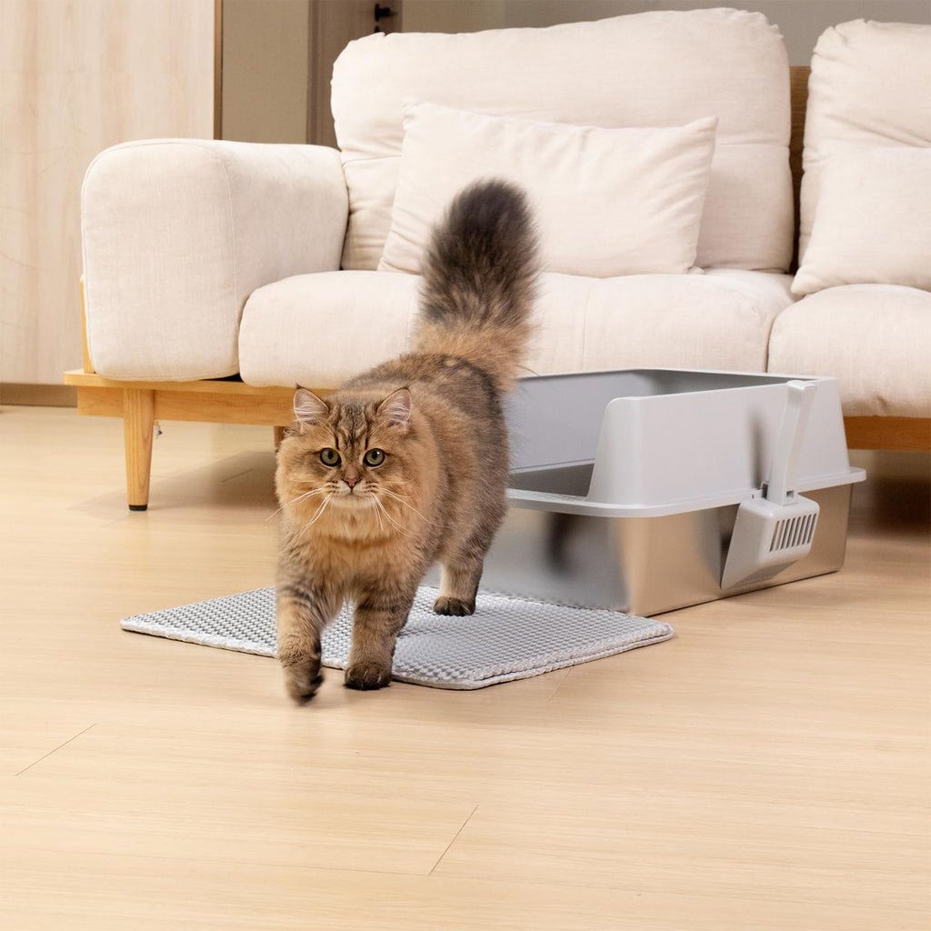 Stainless Steel XL Litter Box with Lid G9512