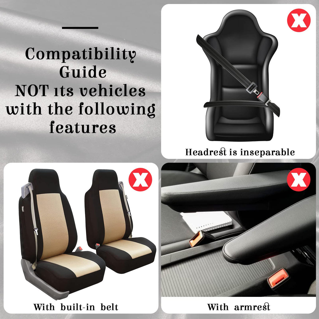 Red Black Car Seat Cover Full Set Z897527