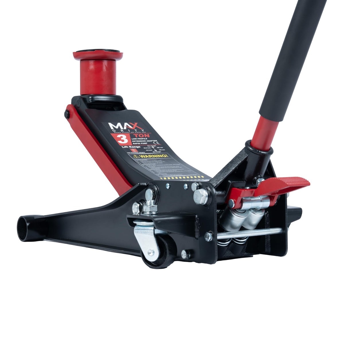 3-Ton Low-Profile Dual Pistons Steel Floor Jack O726