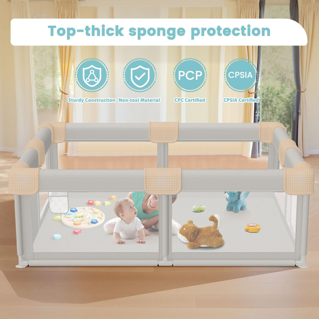 Baby Playpen with Gate W86777