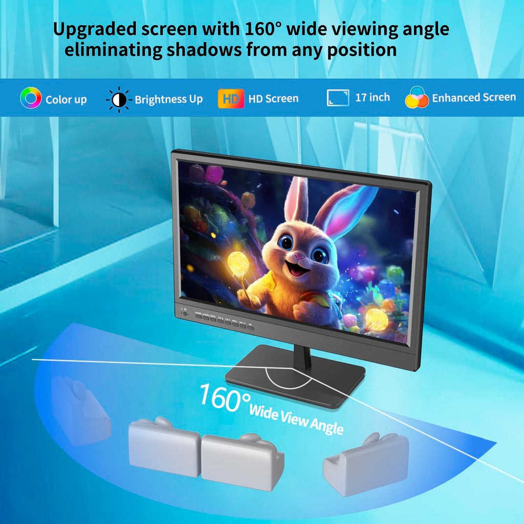 17 inch HD LED TV with Antenna T6193