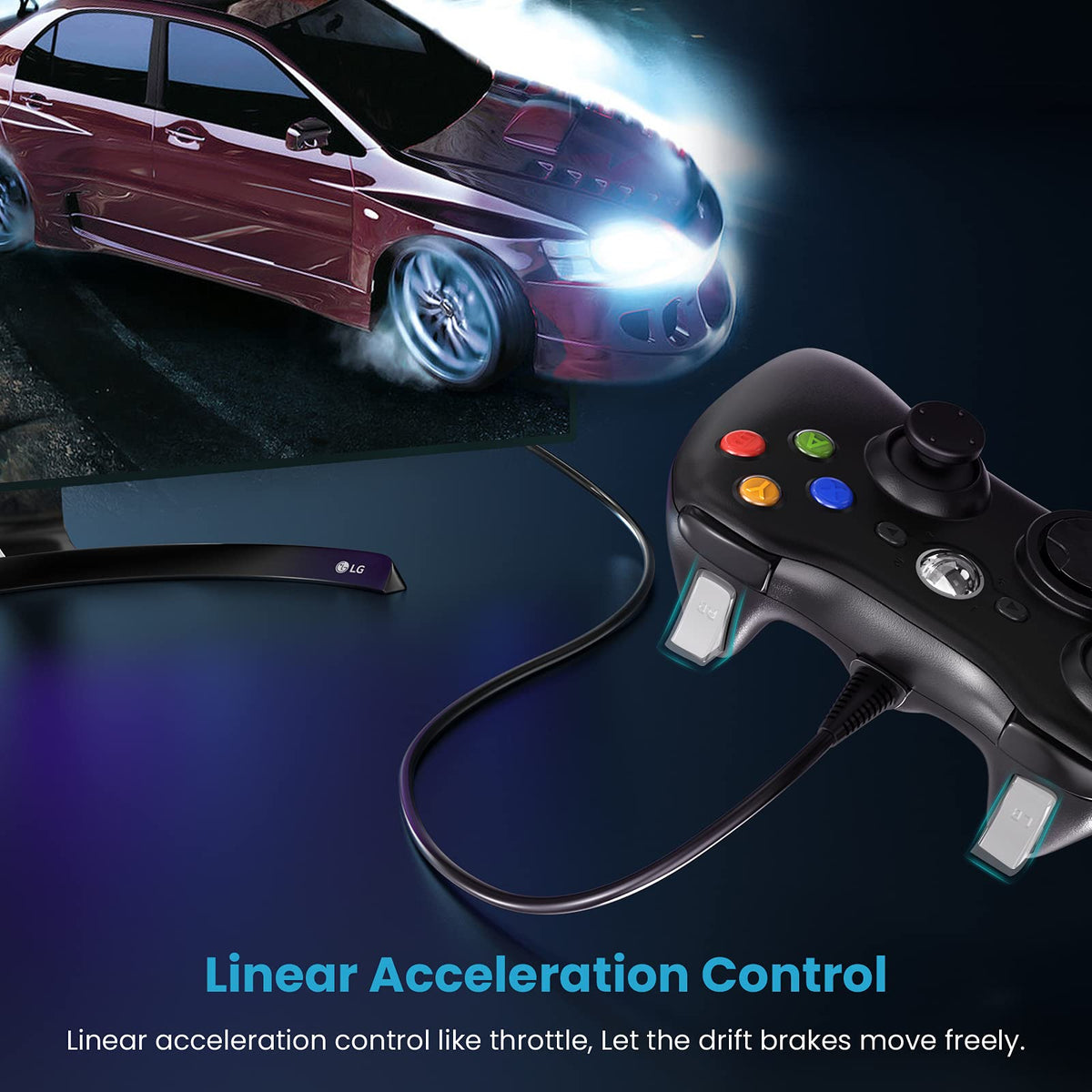 Wired Controller for Xbox 360 and PC E3254