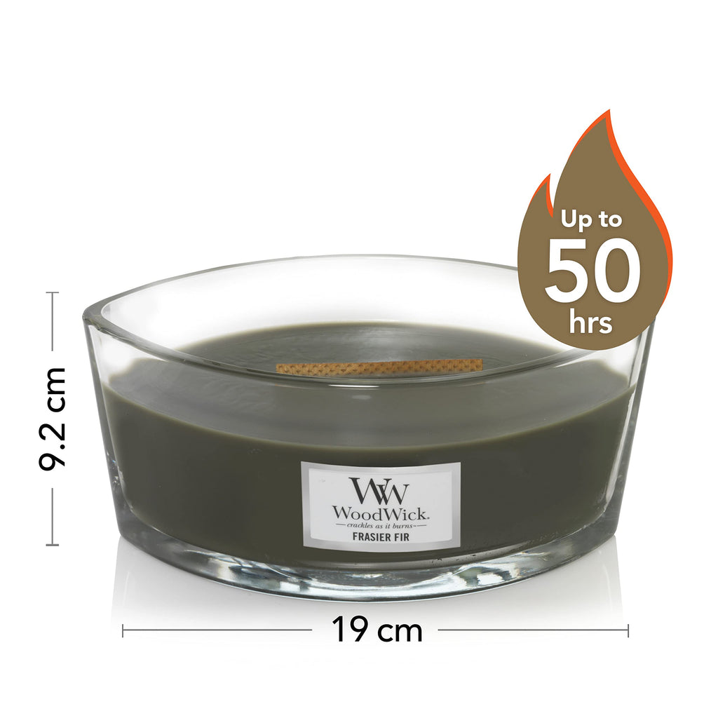 Scented Candle, 16oz Soy Blend Wax Wood Wick A5582