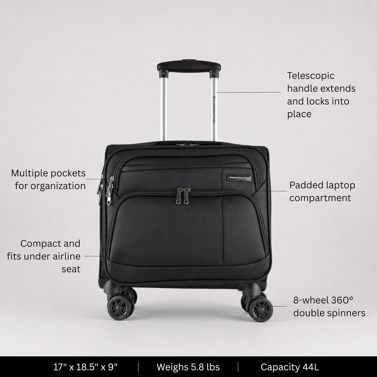 Carry-On Spinner Briefcase W699378