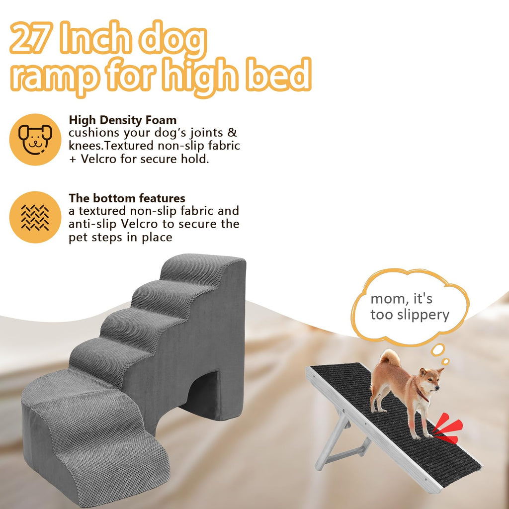 L Shaped 6 Steps Dog Stairs G49234